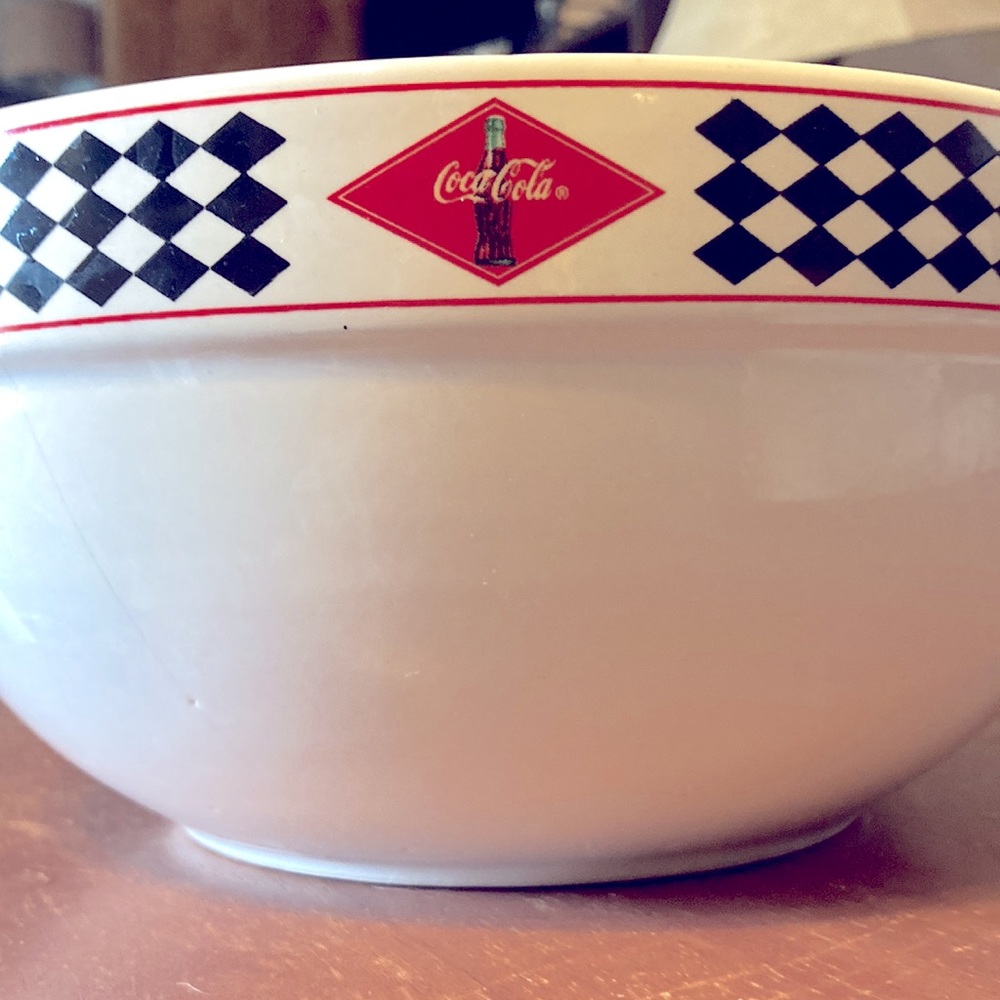 Coca Cola Gibson ceramic mixing bowl